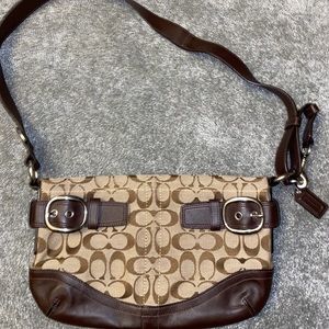 Authentic Tan Coach Purse